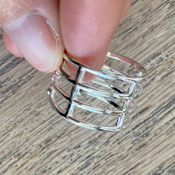 Stella & Dot Gemini Lace Ring - Silver - Picture 5 of 7